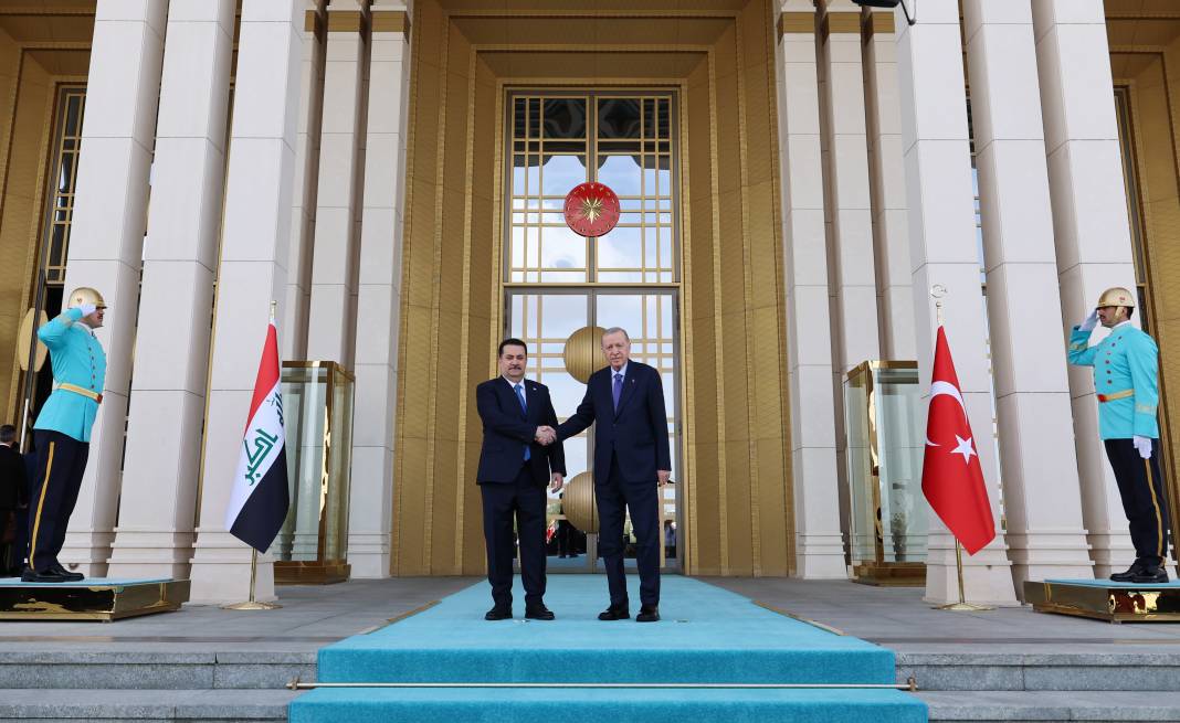 Irak Başbakanı Ankara’da! Külliye’de resmi tören: Sudani’den güç birliği mesajı... 30